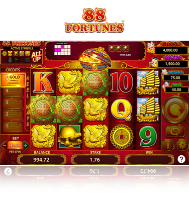 88 Fortunes free to play slot demo for West Virginia