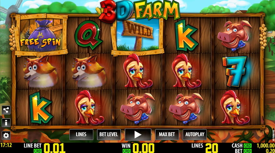 3D Farm Slot Playthrough