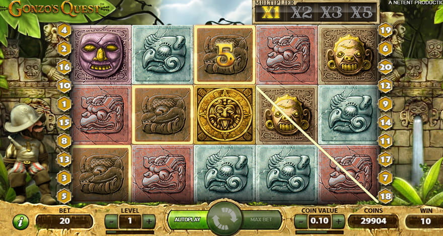 Gonzo's Quest Slot by NetEnt